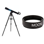 Celestron 22201 AstroFi 90 Wi-Fi Refractor Wireless Refracting Telescope - Black & 94119-A 1.25 Inch Moon Filter, Black