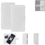 Protective cover for Asus Zenfone 10 Wallet Case white flipcover flipcase