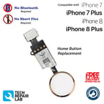 NEW iPhone 8 Universal Home Button Replacement NO Bluetooth Required GOLD