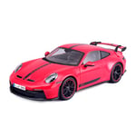 Maisto 536458R Porsche 911 GT3 2023 1:18 Scale Model car, red