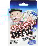 Hasbro Monopoly Deal Blå Box Engelsk Version Kortspel Familj Kul Underhållning Brädspel Roliga Poker Spelkort Barnleksak