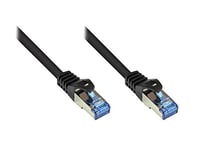 Cable Meister 36368 CAT6 A 10 Gigabit Ethernet/Lan Patch Cable Snagless RNS, Double Shielded, Copper 500 S/FTP PIMF Halogen- Black