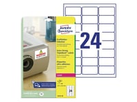 Labels Avery Triple Bond L6140-20, Hvid, 63,5 X 33,9 Mm, Pakke A 480 Stk.