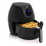 Princess Digital Air Fryer XXL – 5.2 L – 1700 W – 7 Presets – Baking Tin Included – Rapid Hot Air Circulation System – Detachable Double Basket – Timer – Touchscreen Display – 182050