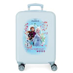 Disney Frozen Awesome Moves Blue Cabin Suitcase 38x55x20 cm Rigid ABS Combination lock 34 Litre 2.6 Kg 4 Double Wheels Hand Luggage