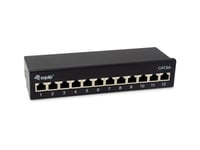 Equip 326622, 10Gbase-T, 10 Gigabit Ethernet, 10000 Mbit/S, Rj-45, Cat6a, Svart