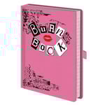 Mean Girls Premium Burn Book Anteckningsbok 21cm x 2cm x 14.8cm Rosa/ Pink/Black/White 21cm x 2cm x 14.8cm