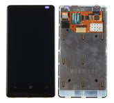 For Nokia Lumia 800 Full LCD Display Touch Screen Digitizer Assembly+Frame Bezel
