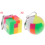 Children Diy Assembly Ball Toy Cube Funny Jigsaw Puzzle Keychain A1