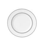 Wedgwood - Vera Wang Lace Platinum Dinner Plate - Platinum - Vit - Mattallrikar