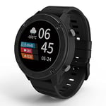 Blackview X5 - Montre Connectée Homme Femme - Smartwatch Étanchéité IP68 - Suivi Santé avec Fréquence Cardiaque et Qualité du Sommeil - Rappel Sédentaire - 9 Modes Sport, Autonomie 10 Jours - Noir