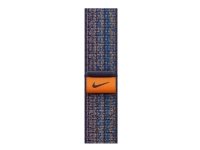 Apple Nike - Sløyfe for smart armbåndsur - 45 mm - 145 - 220 mm - game royal/orange