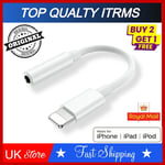 Adapter for Apple iPhone to 3.5mm Jack Connector Headphone Aux All IOS Device