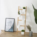 Ahd Amazing Home Design - Stairway Étagère à fleurs en bois échelle 4 étapes design moderne et minimaliste