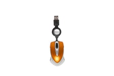 Verbatim Go Mini Optical Travel Mouse - mus - USB - vulkansk orange