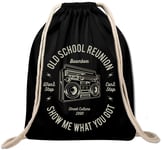 Ekate Old School Boombox Cassette Recorder Vintage Gym Bag Backpack Gym Bag Backpack