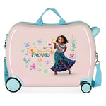 Disney Charming Children's Suitcase Pink 50x39x20cm Rigid ABS Combination Closure Side 34L 1.8 kg 4 Wheels