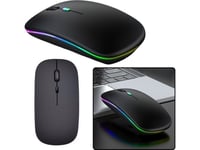 Trådlös Universal Silent Mouse 10M Räckvidd Svart Edukamp