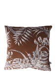 Pudebetræk-Orchid Jungle Home Textiles Cushions & Blankets Cushion Covers Brown Au Maison
