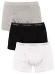 Calvin Klein3 Pack Trunks - White/Black/Grey