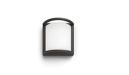 Philips Mygarden Samondra Outdoor LED Wall Lamp, 12 W, Warm White and Anthracite, 190.1 x 190.1 x 89.5 mm