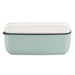 like. by Villeroy & Boch – ToGo & ToStay - lunch box, 20 x 13 x 7.5 cm, premium porcelain, rectangular, Mint green