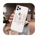 PrettyR Cartoon Cute Profession Teacher Customer Phone Case Capa for iPhone 11 pro XS MAX 8 7 6 6S Plus X 5S SE 2020 XR cover-a6-For iphone XR