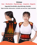 Undefined Infrared Self-Heating Magnetic Therapy Health Vest,Self Heating Shoulder-Warming Waistcoat Neck Guard Shoulder Pad Back Protector Waist Support