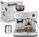 Breville Barista Max Espresso Machine | Latte & Cappuccino Coffee Maker with Int