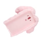 Mipcase Cute Phone Cover for Huawei Mate 10 Pro, Soft Phone Case with Furry Rabbit Ears, Shockproof Protective Phone Case with Bling Diamond for Huawei Mate 10 Pro (Pink)