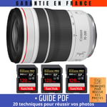 Canon RF 70-200mm f/4L IS USM + 3 SanDisk 128GB UHS-II 300 MB/s + Guide PDF '20 TECHNIQUES POUR RÉUSSIR VOS PHOTOS