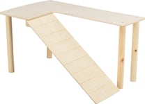 Trixie Platform With Ramp, Mice/Hamsters, Wood, 47 × 25 × 30 Cm