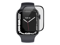 Estuff Titan Shield - Skärmskydd För Smart Klocka - Flexible, Hybrid - Glas - Ramfärg Svart - För Apple Watch (40 Mm)