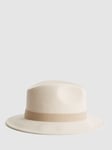 Reiss Ashbourne Wool Hat, Ivory