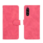 HDOMI Sony Xperia 5 II Case,High Grade Leather Wallet whith [Card Slots] Flip Cover for Sony Xperia 5 II (Rose)