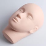 Training Mannequin Makeup Head Manikin Face for Eyelash Lip Extension Practice Model,Student Make-up and face Painting Practise Head -Great Birthday or Christmas Gift