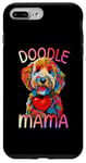 Coque pour iPhone 7 Plus/8 Plus Goldendoodle Lovers Heart Pop Art pour femme