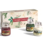Yankee Candle Gift Set | 3 Small Jar Christmas Scented Candles | Magical Christmas Morning Collection