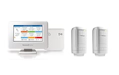 Honeywell Home THR99C3100 evohome Smart WiFi Thermostat + 2 Wireless Radiator Controllers THR091