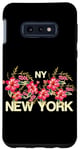 Galaxy S10e Cute Floral New York City with Graphic Design Roses Flower Case