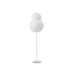 Normann Copenhagen - Puff Floor Lamp Bubble EU - White - Vit - Skärmlampor