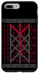 Coque pour iPhone 7 Plus/8 Plus Nordic Mythology Viking: Runic Alphabets Algiz