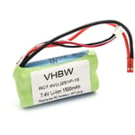 Vhbw - Li-Ion batterie 1500mAh (7.4V) pour modélisme mjx rc Helicopter F45, F645