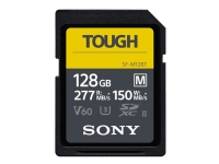 Sony SF-M Series Tough SFM128T/T1 - Flash-minneskort - 128 GB - Video Class V60 / UHS-II U3 / Class10 - SDXC UHS-II