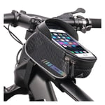 WHEEL UP waterproof  bicycle bike tube bag with touch screen view - Multi-color