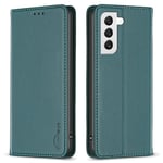 BINFEN COLOR BF18 Samsung Galaxy S21 FE 5G, S21 Lite fodral - Grön Grön