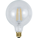 Star Trading E27 125mm klar 3.6W 320lm 2100K Soft Glow