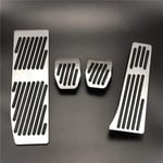 HJPOQZ Aluminium alloy Car Foot Pedal Cover Foot pedal Cover Auto Parts Foot Pad Cover,For BMW X1 M3 E30 E36 E39 E46 E87 E90 E91 E92 E93