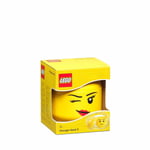 LEGO STORAGE HEAD SMALL GIRL WINKY BRAND NEW IN BOX FREE P&P GREAT GIFT