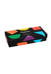 Happy Socks Unisex Happy 4 Pack Gift Box Socks, Multi Color, 12-Jul UK